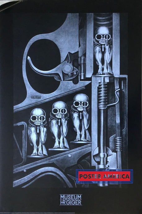 H.r. Giger Birth Machine Art Poster 24 X 36 Posters Prints & Visual Artwork