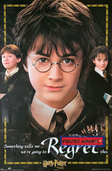 Harry Potter And The Chamber Of Secrets Vintage Poster 22.5 X 34