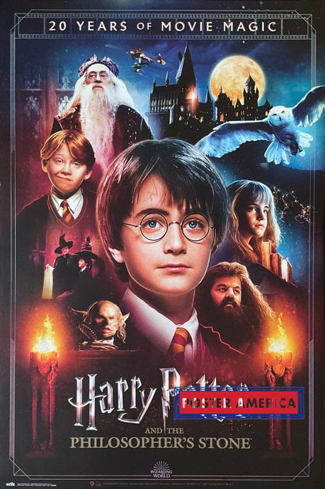 Harry Potter And The Philosophers Stone Movie Poster 24 X 36