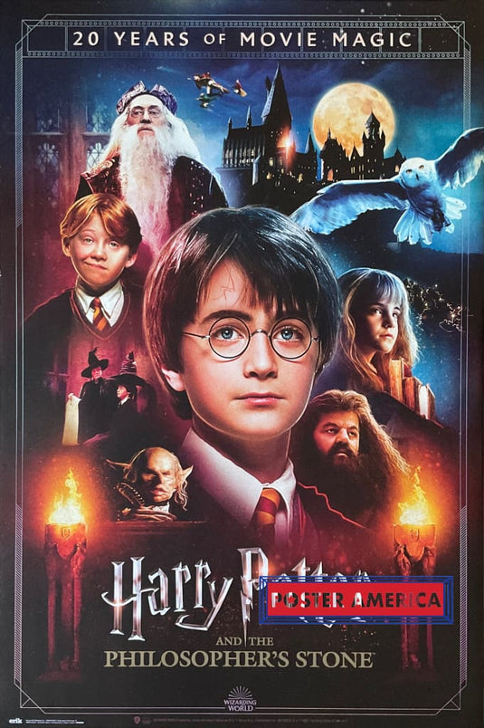 Harry Potter And The Philosophers Stone Movie Poster 24 X 36