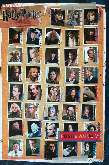 Harry Potter Character Collage Poster 24 x 36 Poster