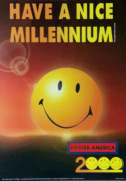 Have A Nice Millennium 2000 Vintage Poster 16.5 X 23.5 Vintage Poster