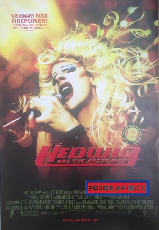 Hedwig & The Angry Inch Movie Poster 24 X 36 Vintage Poster