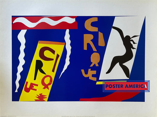 Henri Matisse Album Jazz Le Cirque Vintage Italian Import Art Print 23.5 X 31.5