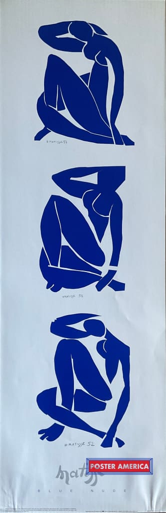 Henri Matisse Blue Nude Vintage Art Slim Print 12 X 36