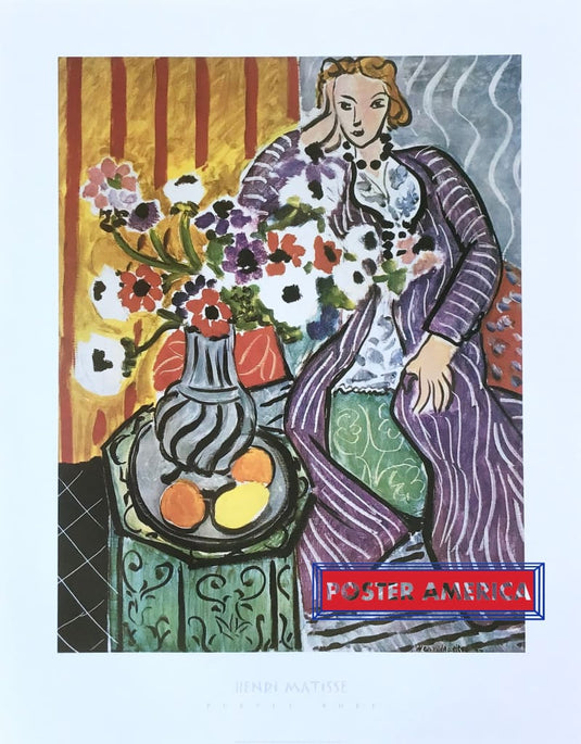 Henri Matisse Purple Robe Art Print 22 X 28 Posters Prints & Visual Artwork
