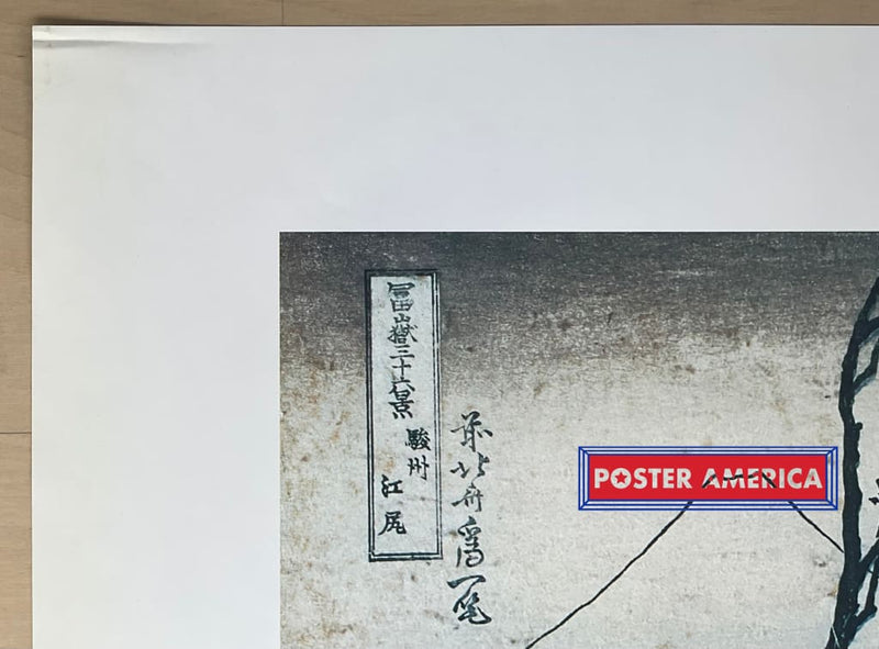 Load image into Gallery viewer, Hokusai Caught By The Ejiri Wind Art Print 24 X 35 Poster
