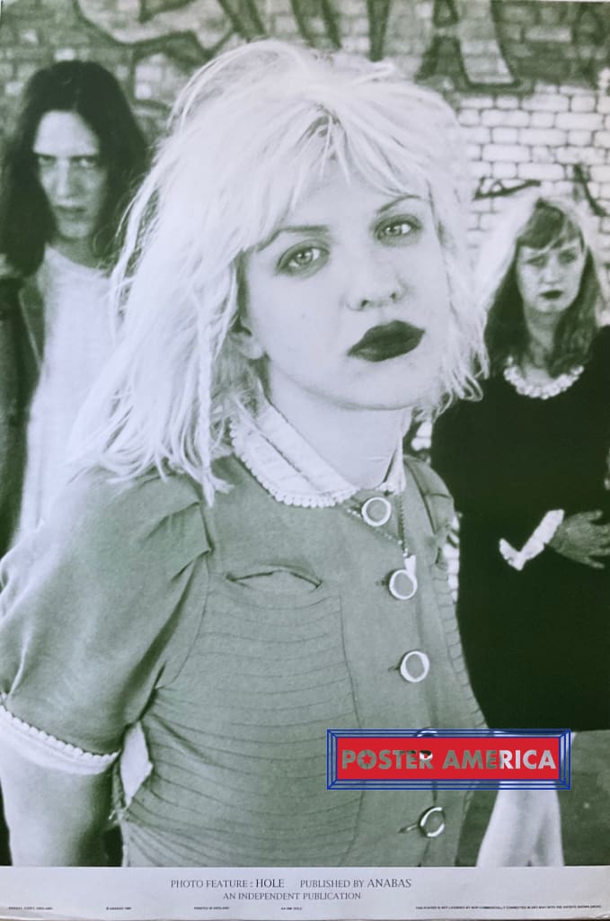 Load image into Gallery viewer, Hole Alternative Rock Band Vintage 1995 Portrait Group Shot 23.5 X 35 Poster
