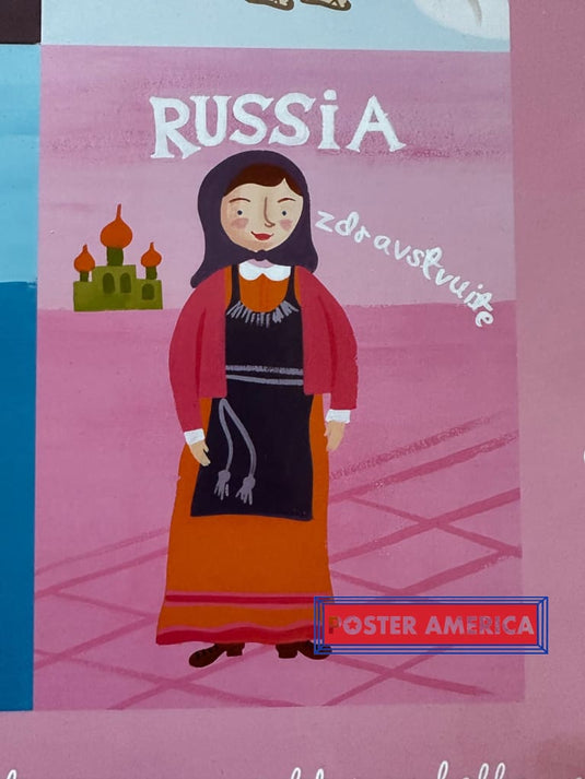How The World Says Hello Educational Classroom Poster 20 X 28