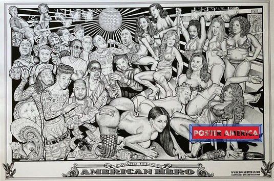 Howard Teman’s American Hero Novelty Poster 24 x 36 Poster
