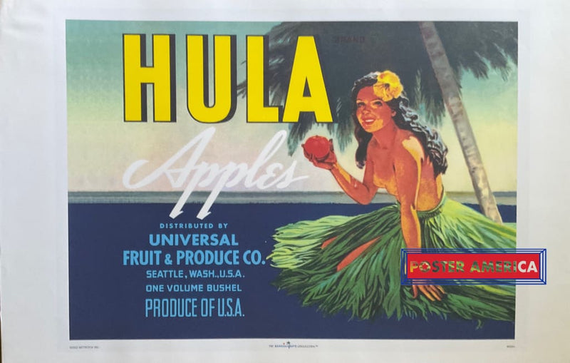 Load image into Gallery viewer, Hula Apples The Hawaiian Days Collection Vintage 2002 23 X 36 Poster

