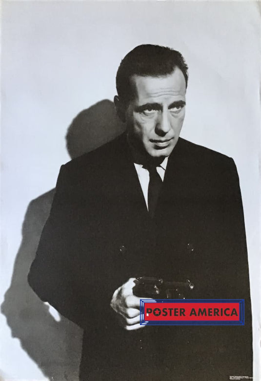 Humphrey Bogart Holding A Revolver Poster 26 X 38