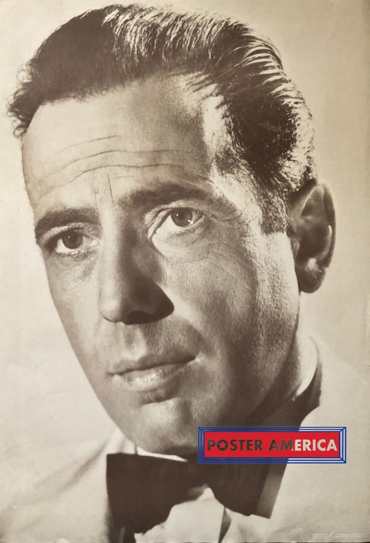 Humphrey Bogart Vintage Sepia German Import Poster 26 X 38