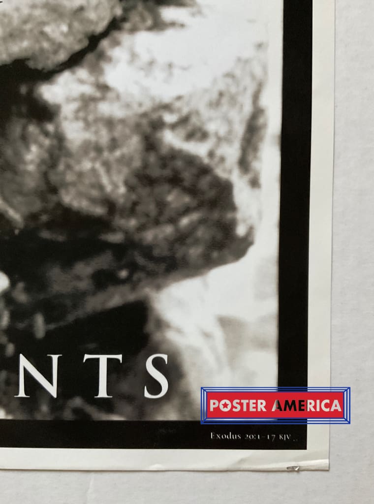 Load image into Gallery viewer, I Am The Lord Thy God Ten Commandments Vintage 2001 22 X 33 Poster Vintage Poster
