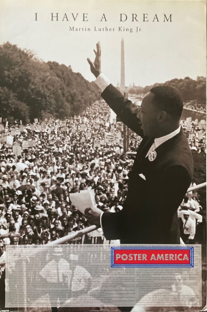 Load image into Gallery viewer, I Have A Dream Martin Luther King Jr. Vintage 2000 Poster 24 X 36
