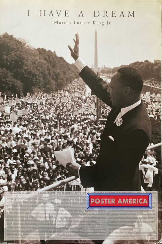 I Have A Dream Martin Luther King Jr. Vintage 2000 Poster 24 X 36