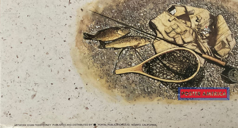 Load image into Gallery viewer, Xxx - Id Rather Be Fishing Vintage Art Print Posters Prints &amp; Visual Artwork
