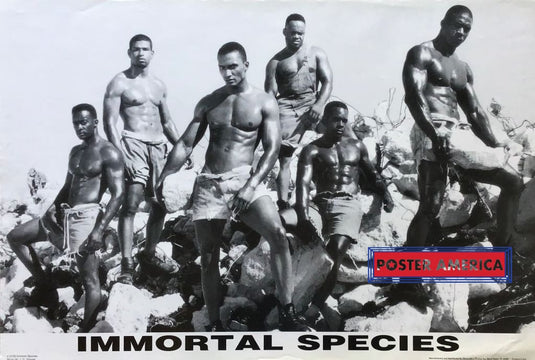 Immortal Species Black And White Photograph Poster 22 X 32