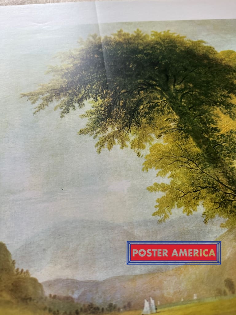 Load image into Gallery viewer, In The Catskills By Thomas Doughty Vintage Fine Art Print 22.5 X 28.5 Vintage Poster
