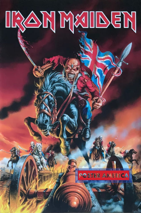 Iron Maiden England World Tour Poster 24 X 36
