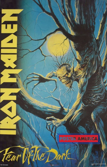 Iron Maiden Fear Of The Dark Rare Vintage 2001 Poster 22.5 X 34.5