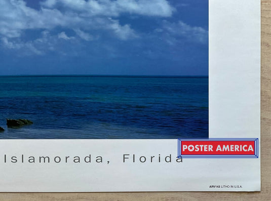Islamorada Florida Vintage Photography Slim Print 12 X 36