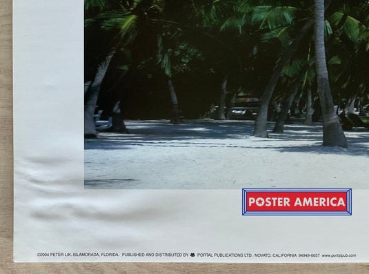 Islamorada Florida Vintage Photography Slim Print 12 X 36