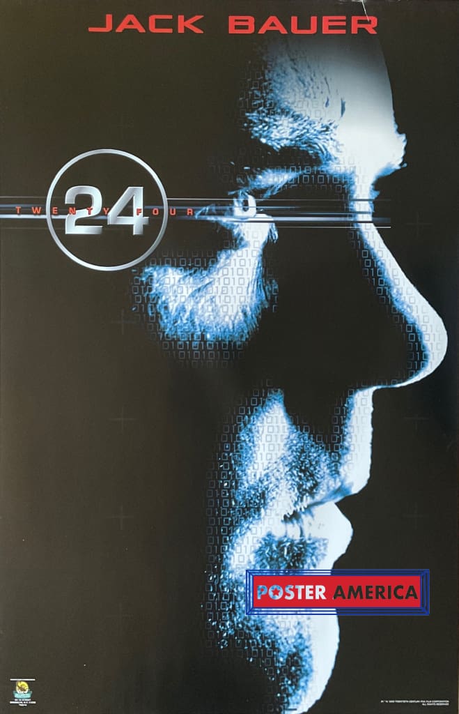 Load image into Gallery viewer, Jack Bauer Twenty Four Out Of Print 2003 Poster 22.5 X 34.5 Vintage Poster
