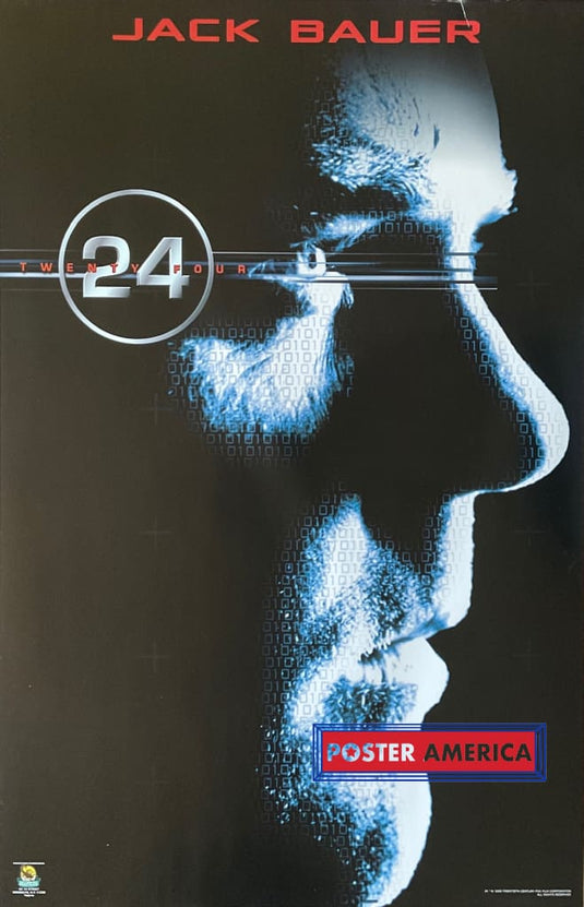 Jack Bauer Twenty Four Out Of Print 2003 Poster 22.5 X 34.5 Vintage Poster
