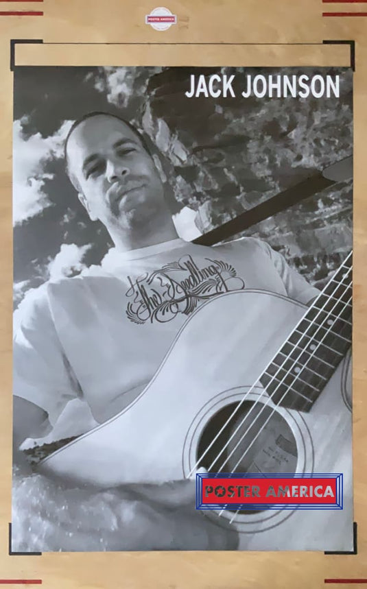 Jack Johnson Black & White Portrait Shot Poster 24 X 34.5