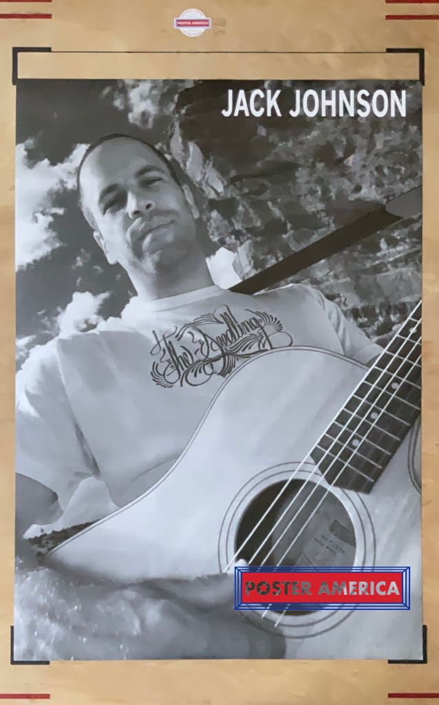 Load image into Gallery viewer, Jack Johnson Black &amp; White Portrait Shot Poster 24 X 34.5
