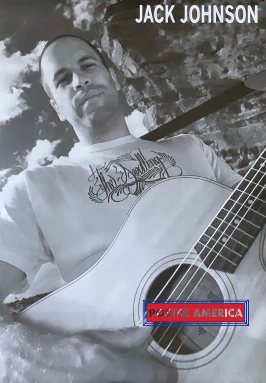 Jack Johnson Black & White Portrait Shot Poster 24 X 34.5