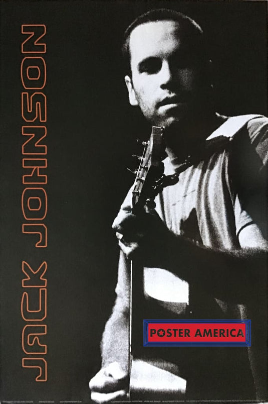 Jack Johnson Playing Guitar Poster 24 X 36