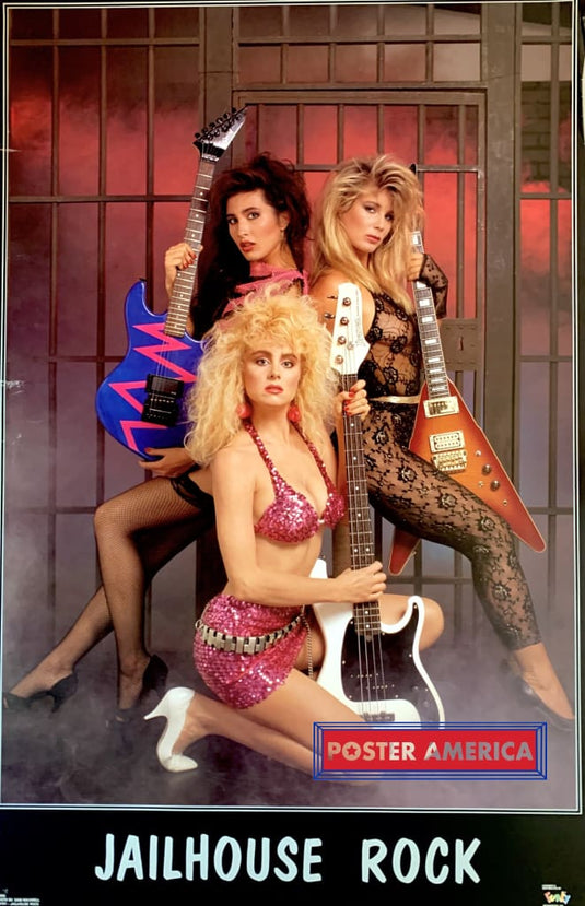 Jailhouse Rock Photo By Sam Maxwell 1986 Vintage Poster 22 X 34 Vintage Poster