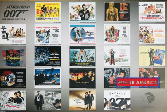 James Bond 007 The Movie Posters 24 X 36 Original Poster