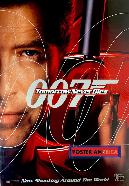 James Bond 007 Tomorrow Never Dies Vintage Oversized Movie Promo Poster 27 X 40