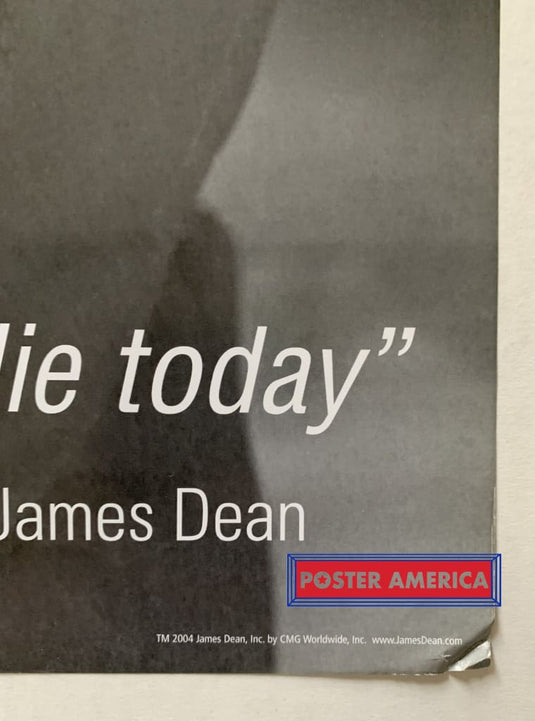 James Dean Inspirational Quote 24 X 36 Poster