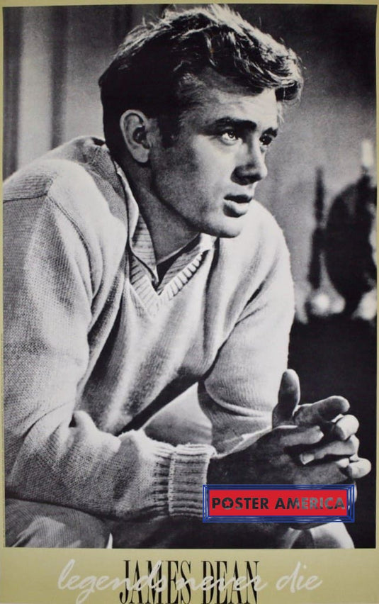 James Dean Legends Never Die Rare Poster 22.5 X 34.5