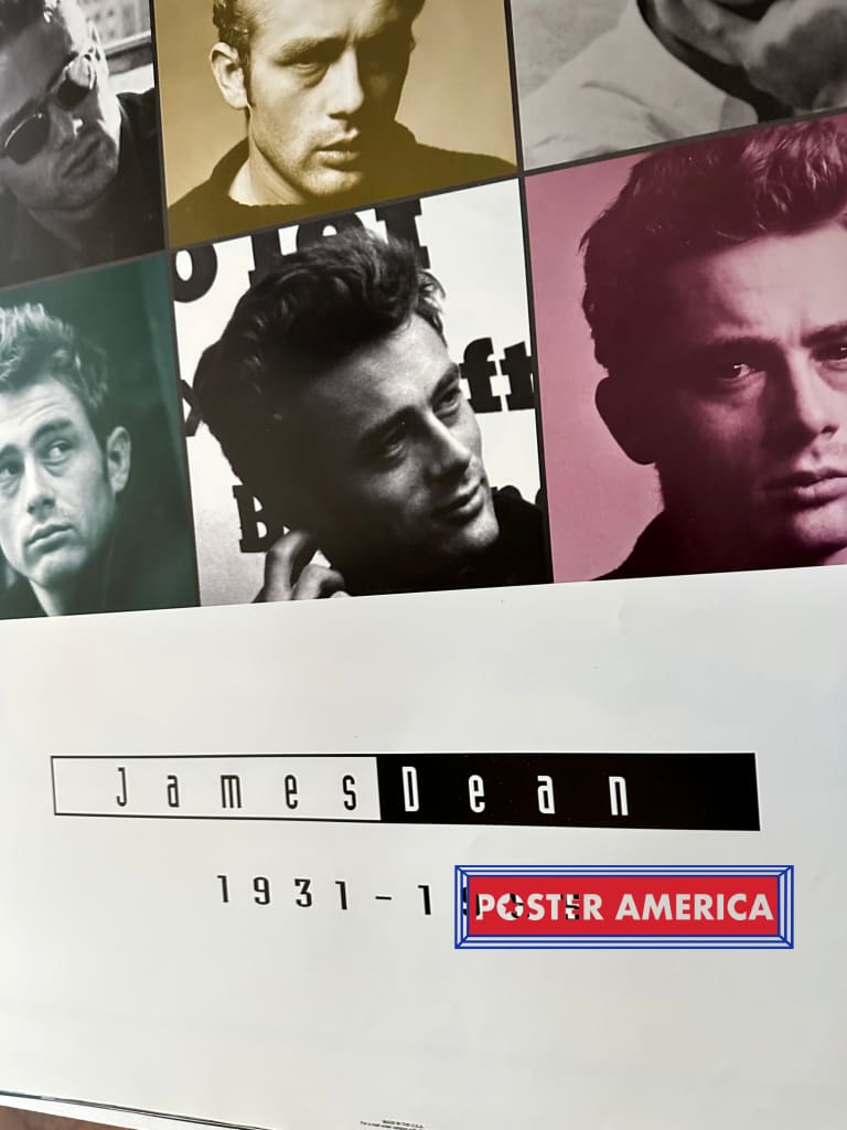 Load image into Gallery viewer, James Dean Vintage 1982 Tribute Poster 24 X 36 Vintage Poster

