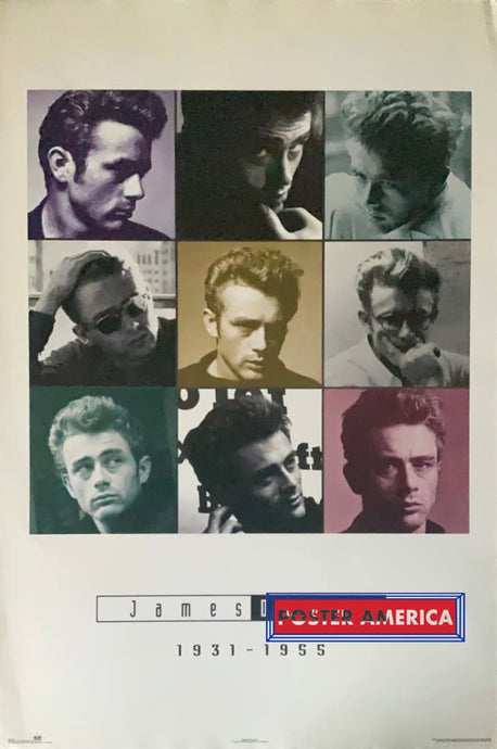 James Dean Vintage 1982 Tribute Poster 24 X 36 Vintage Poster