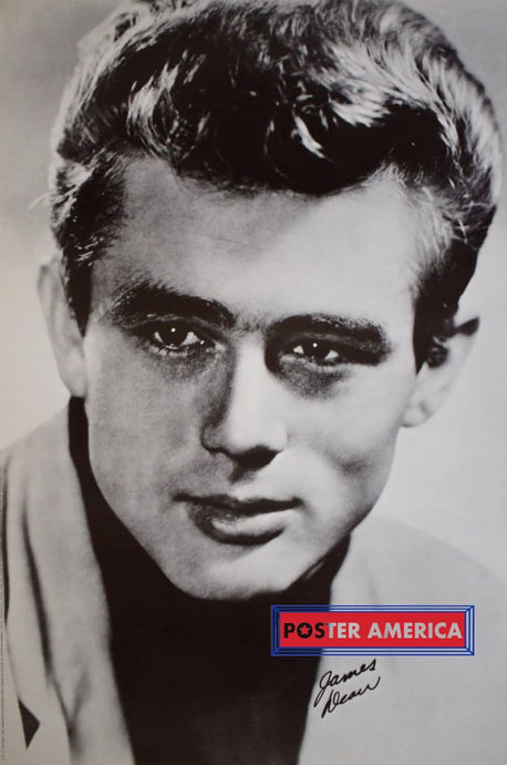 James Dean Up Close Vintage 1990 Portrait Poster 24 X 36 Vintage Poster
