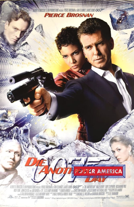 Jamesbond 007 Die Another Day Pierce Brosnan Movie Promo Poster 24 X 36 Vintage Poster