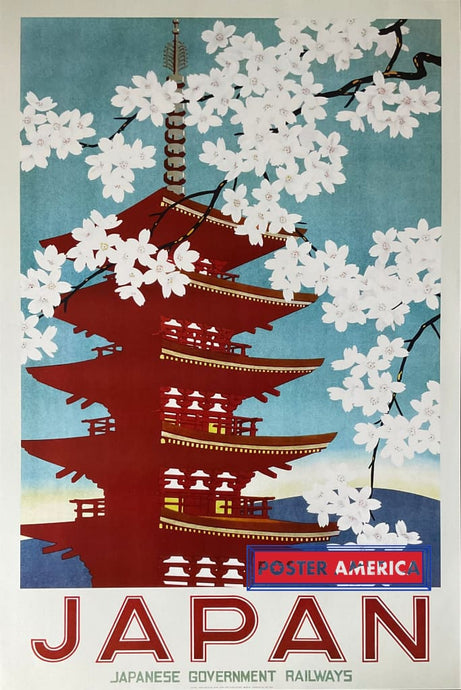 Japanese Government Railways Poster 24 X 36