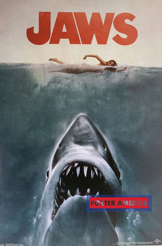 Jaws Classic Movie Poster 22 X 34