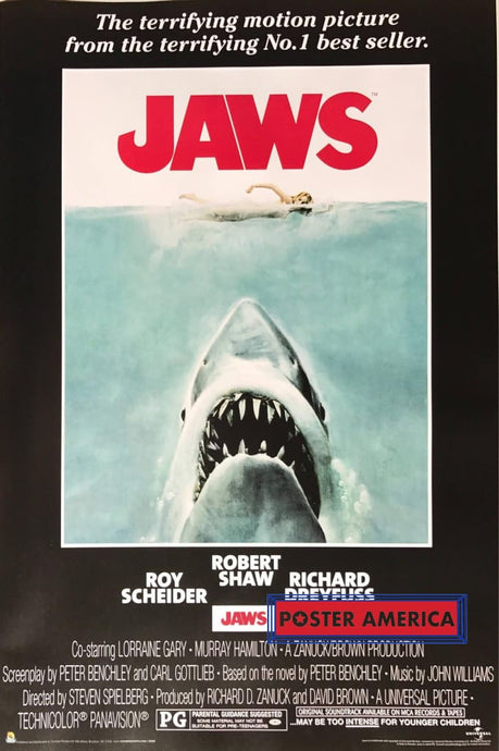 Jaws Movie Poster 24 X 36