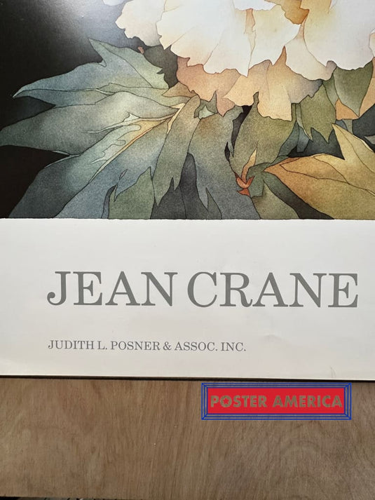 Jean Crane Art Expo Flower Vintage 1984 Print 24 X 30 Vintage Poster