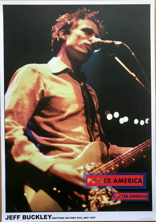 Jeff Buckley Live At Knitting Factory Nyc May 1997 Uk Import Poster 23.5 X 33