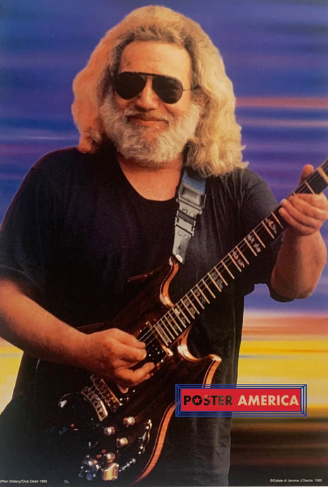 Jerry Garcia Guitar Solo 1995 Vintage Poster 16 X 24 Vintage Poster
