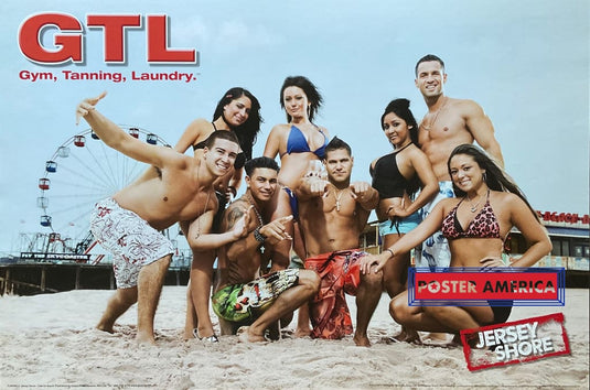 Jersey Shore Gtl Gym Tanning Laundry Poster 24 X 36