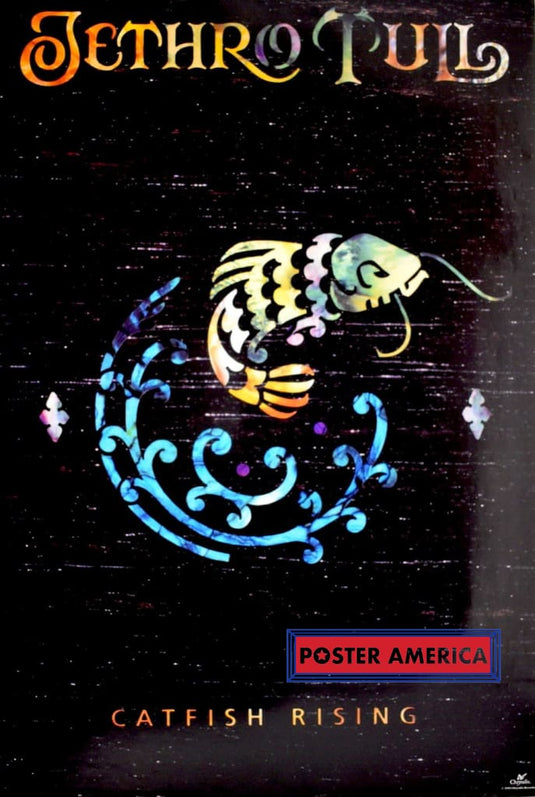 Jethro Tull Catfish Rising Original Promo Vintage 1991 Poster 23.5 X 35 Vintage Poster